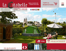 Tablet Screenshot of lacitadelle.com